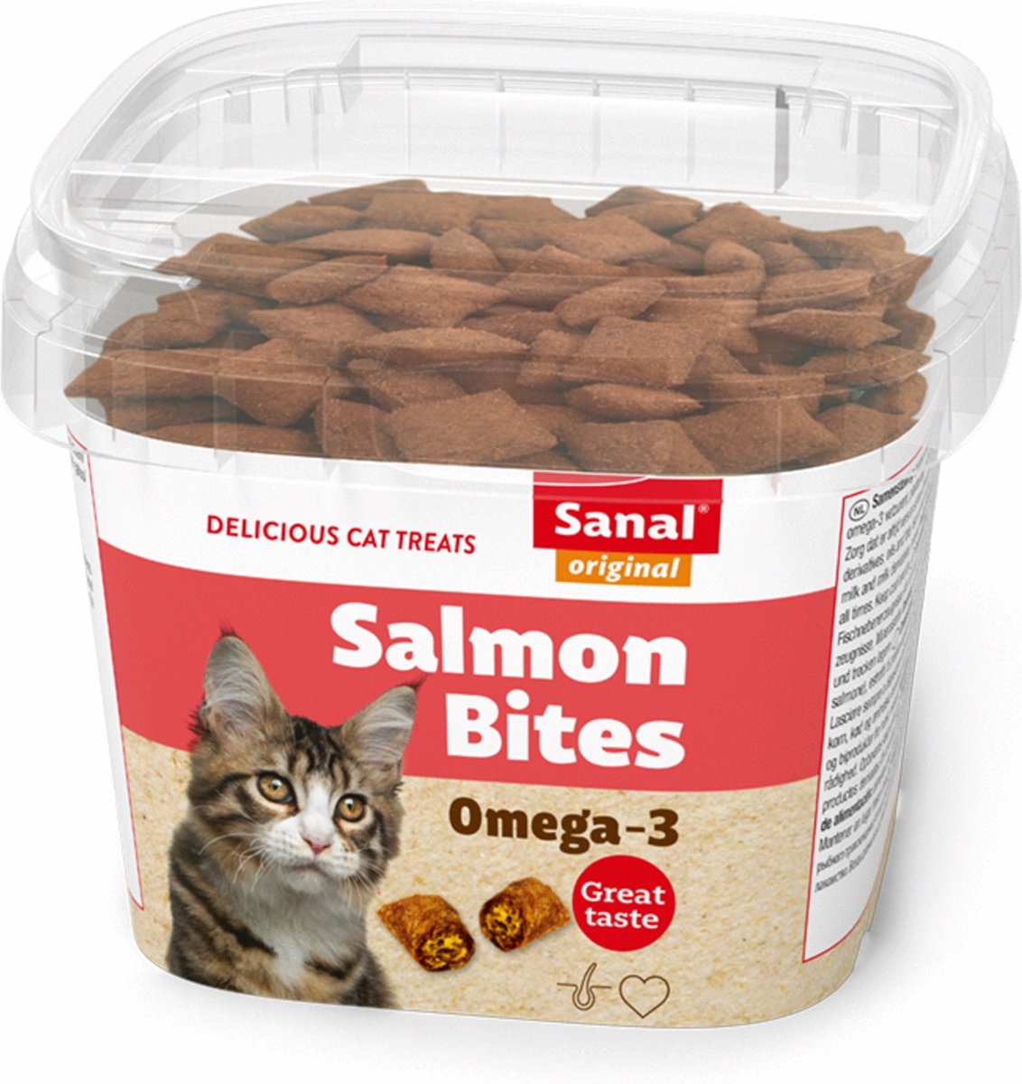 Sanal Salmon Bites - Kattensnack - Zalm 75 g