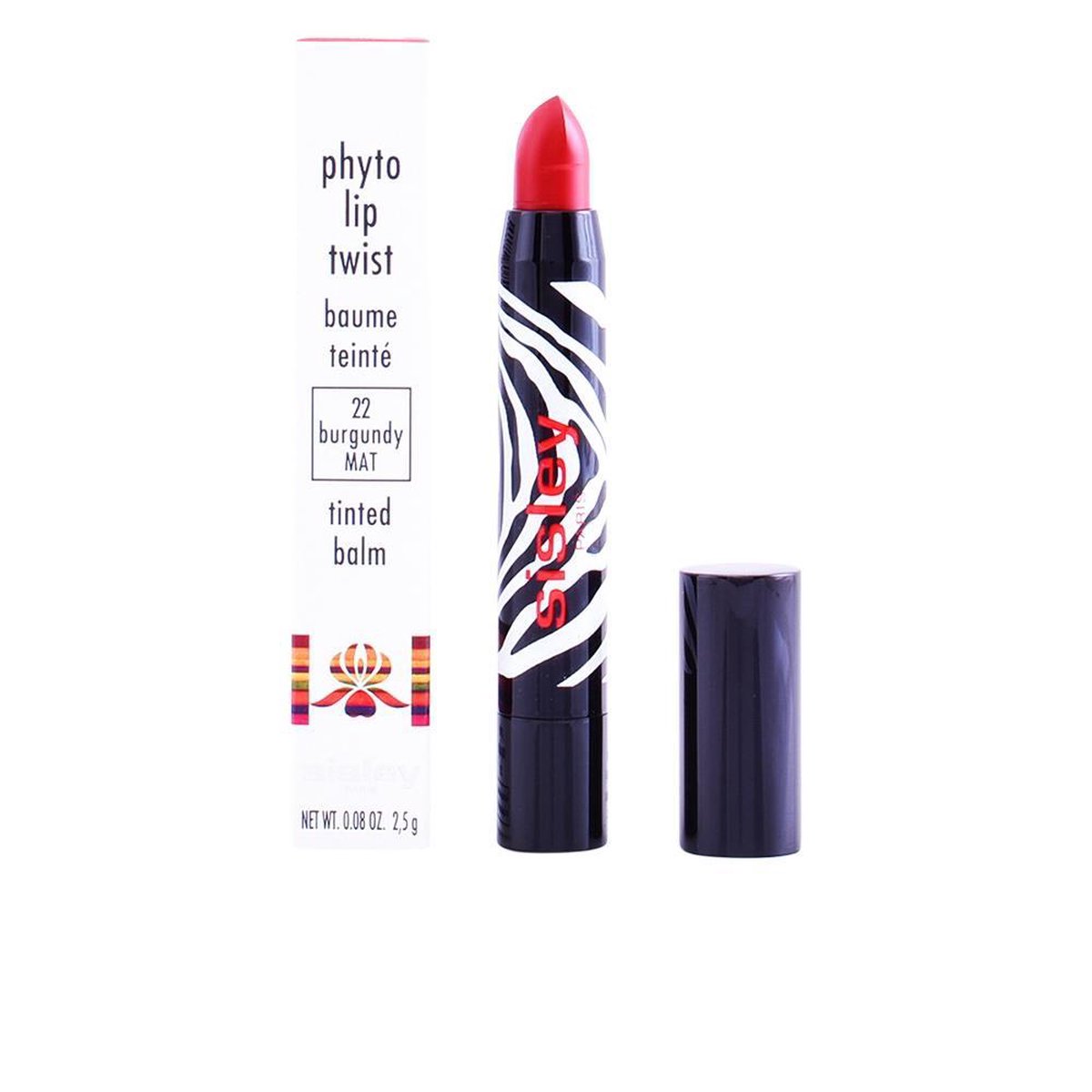 Sisley N°22 Burgundy Phyto-Lip Twist Mat Lipstick 2.5 g - Bruin