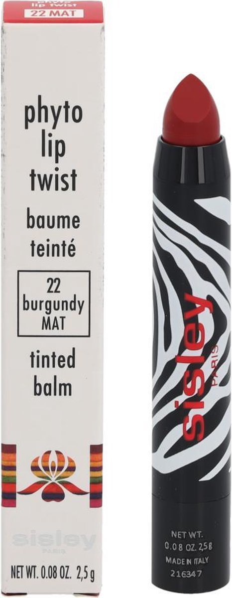 Sisley N°22 Burgundy Phyto-Lip Twist Mat Lipstick 2.5 g - Bruin