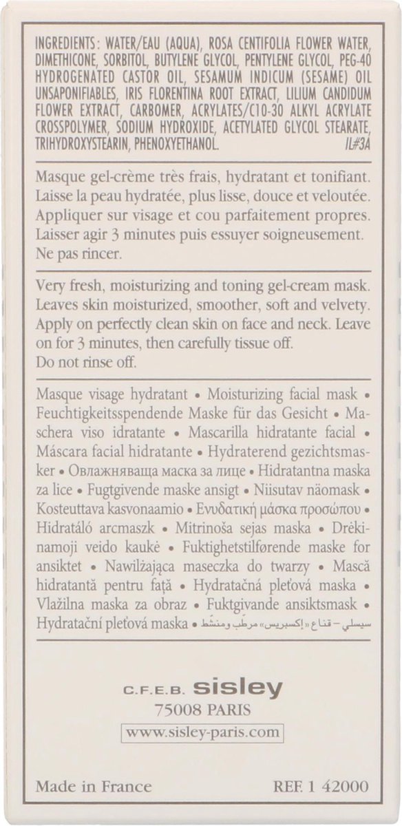 Sisley Gel Express Aux Fleurs Masker 60ml
