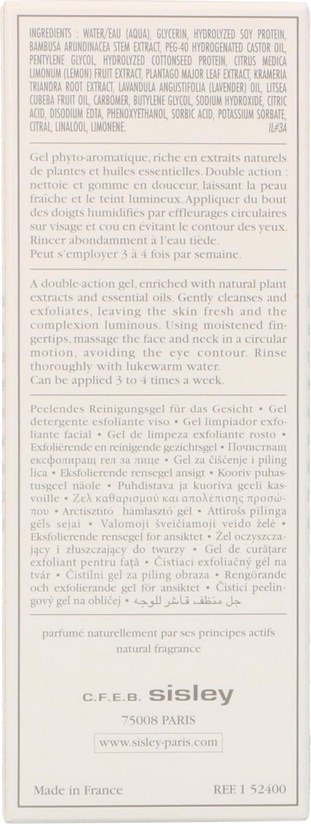 Sisley Gel Nettoyant Gommant Gezichtsscrub 100ml