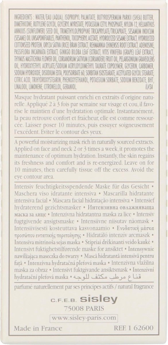 Sisley Hydra Flash Masker 60ml