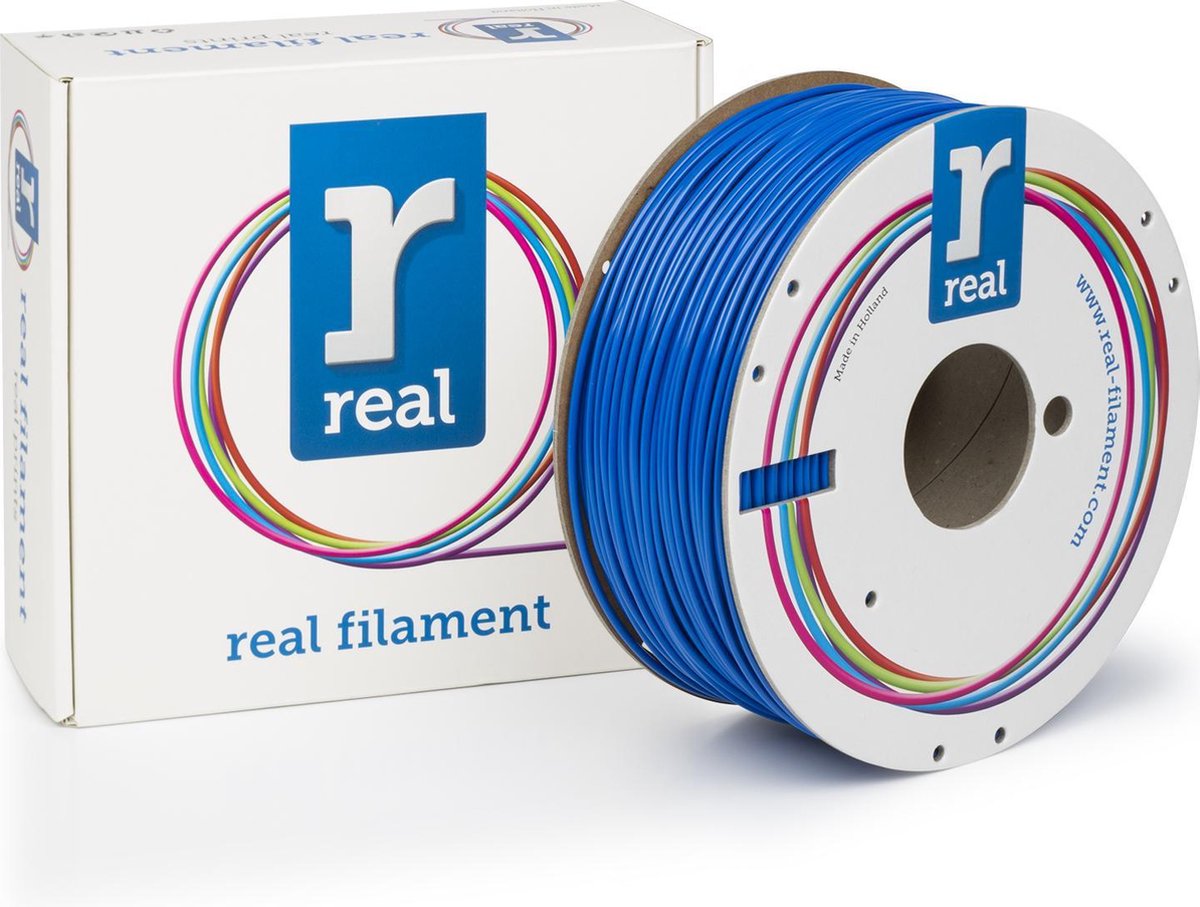 3D filamenten REAL Filament ABS blauw 2.85mm (1kg)