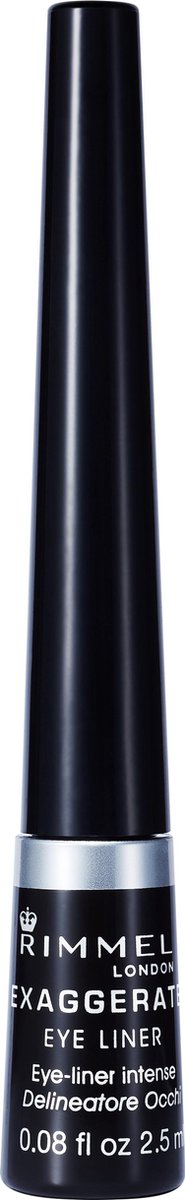 Rimmel 001 - Black Exaggerate Eyeliner 2.5 ml - Zwart