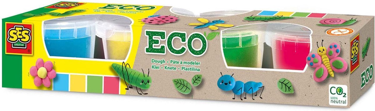 ECO klei multicolor 4x90gr