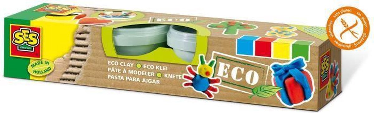 ECO klei multicolor 4x90gr
