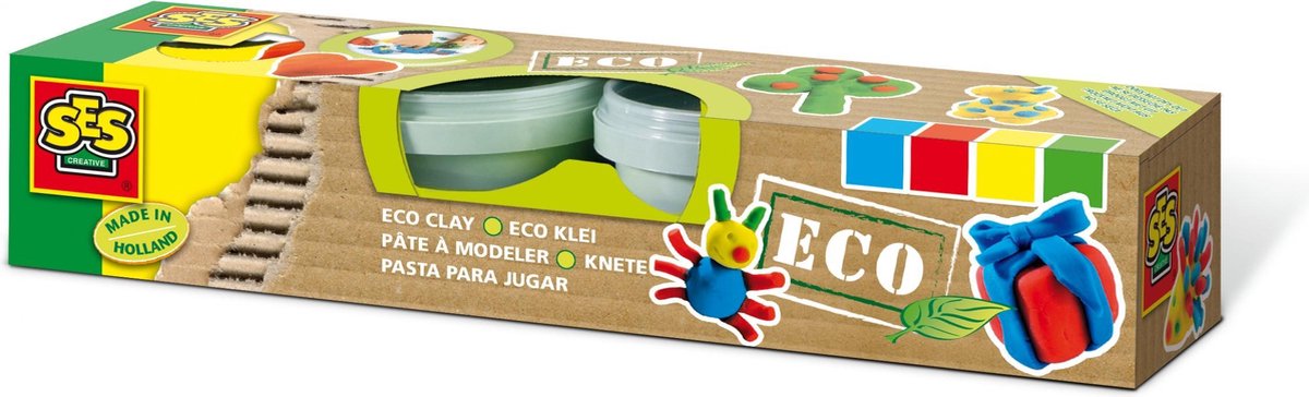 ECO klei multicolor 4x90gr