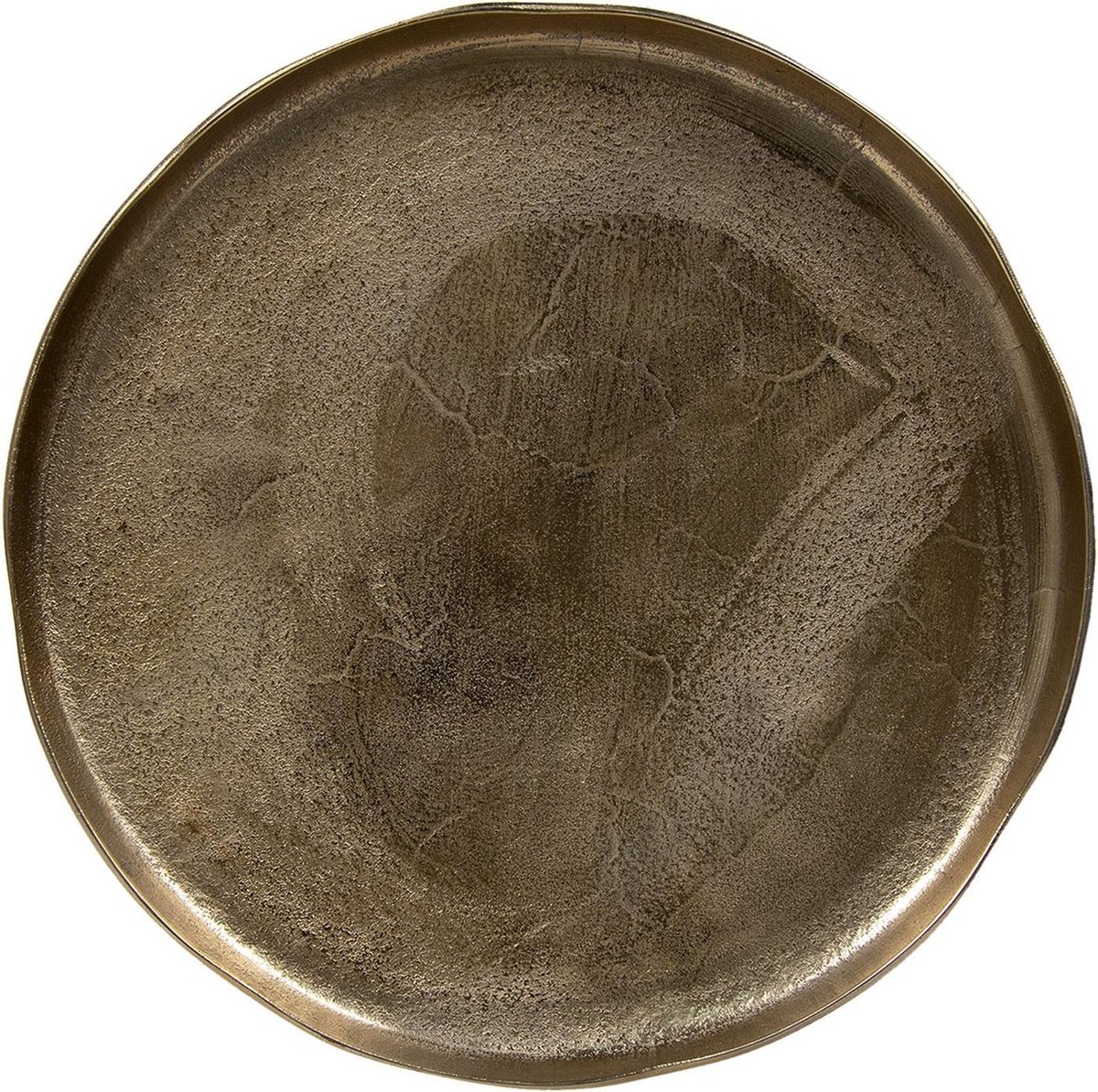 Clayre & Eef bijzettafel Ø 70x50 cm 50425L - Goud