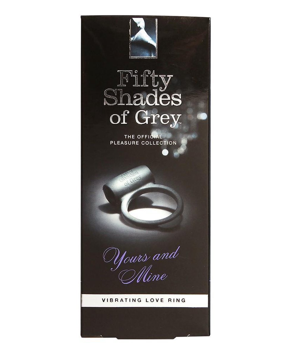 FIFTY SHADES Yours and Mine - Vibrating Love Ring - Zwart