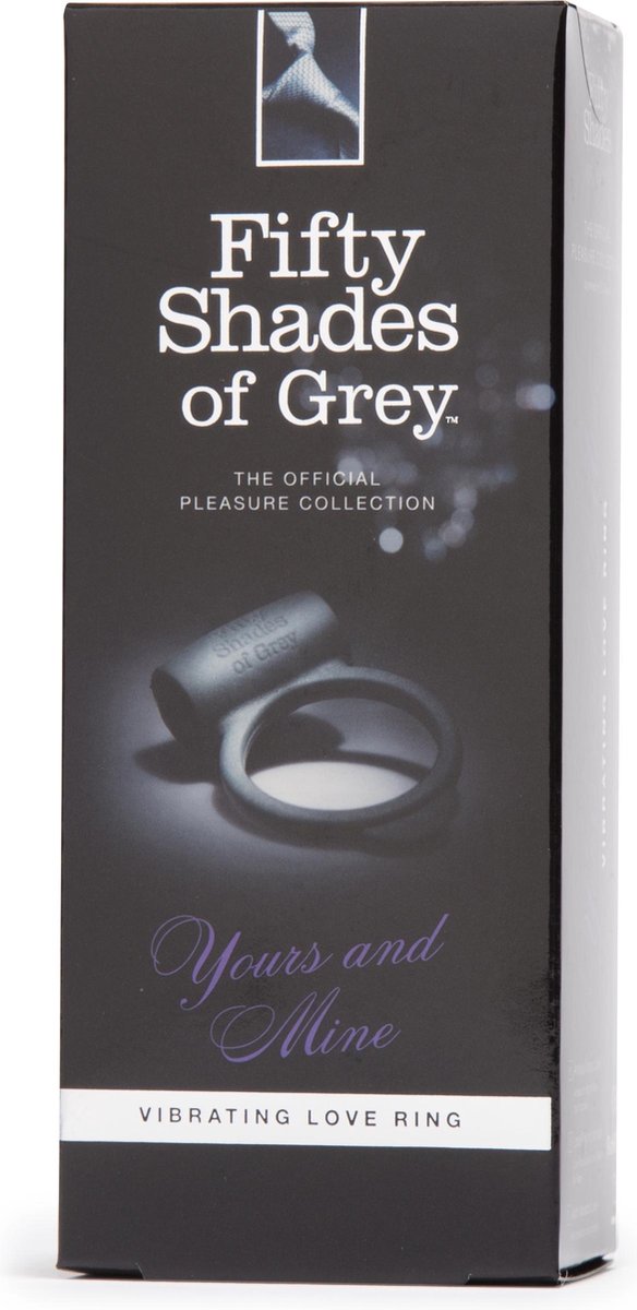 FIFTY SHADES Yours and Mine - Vibrating Love Ring - Zwart