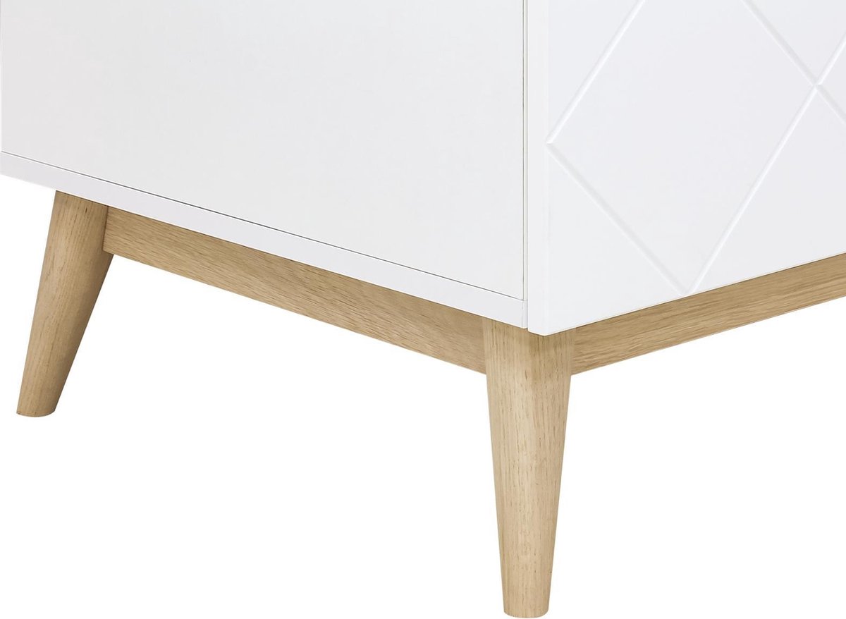 Bopita Paris 2-deurskast -/Eiken - Wit