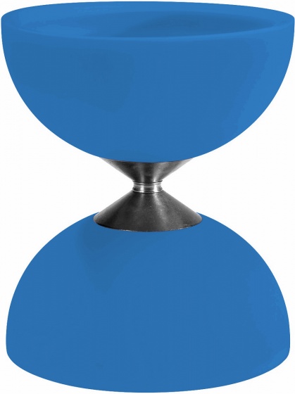 Acrobat diabolo 105 rubber 12 x 10,5 cm licht - Blauw