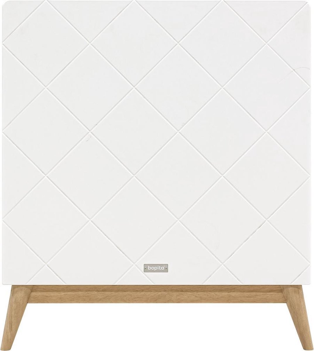 Bopita Paris Bedbank - 70 x 140 cm/Eiken - Wit