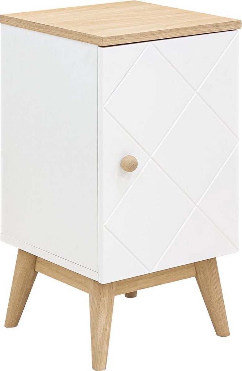 Bopita Paris Nachtkastje -/Eiken - Wit