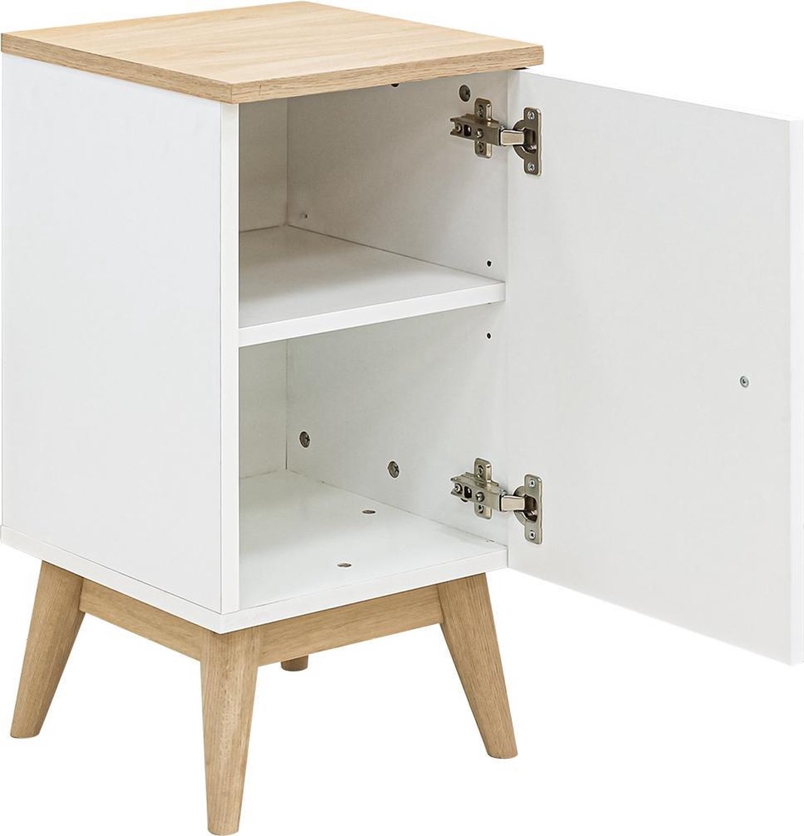 Bopita Paris Nachtkastje -/Eiken - Wit