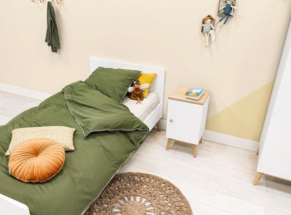 Bopita Paris Nachtkastje -/Eiken - Wit