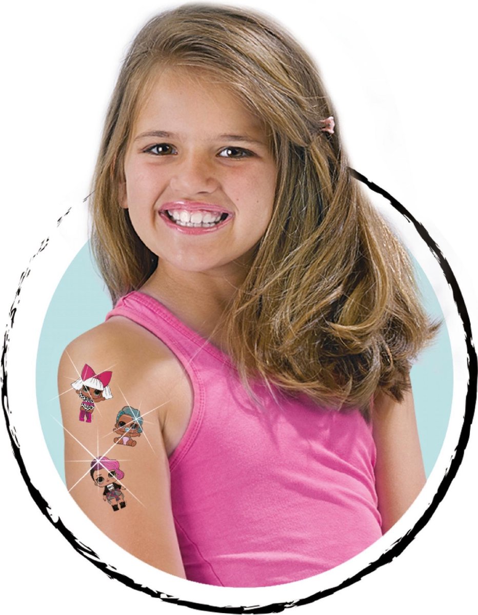Ses Tattoo`s metallic LOL - Knutselset Plakken L.O.L Surprise