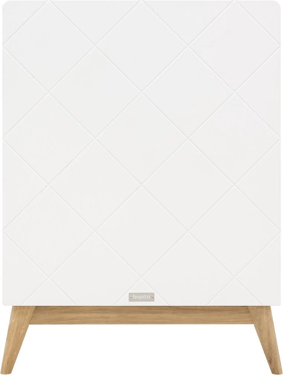 Bopita Paris Bed - 60 x 120 cm/Eiken - Wit