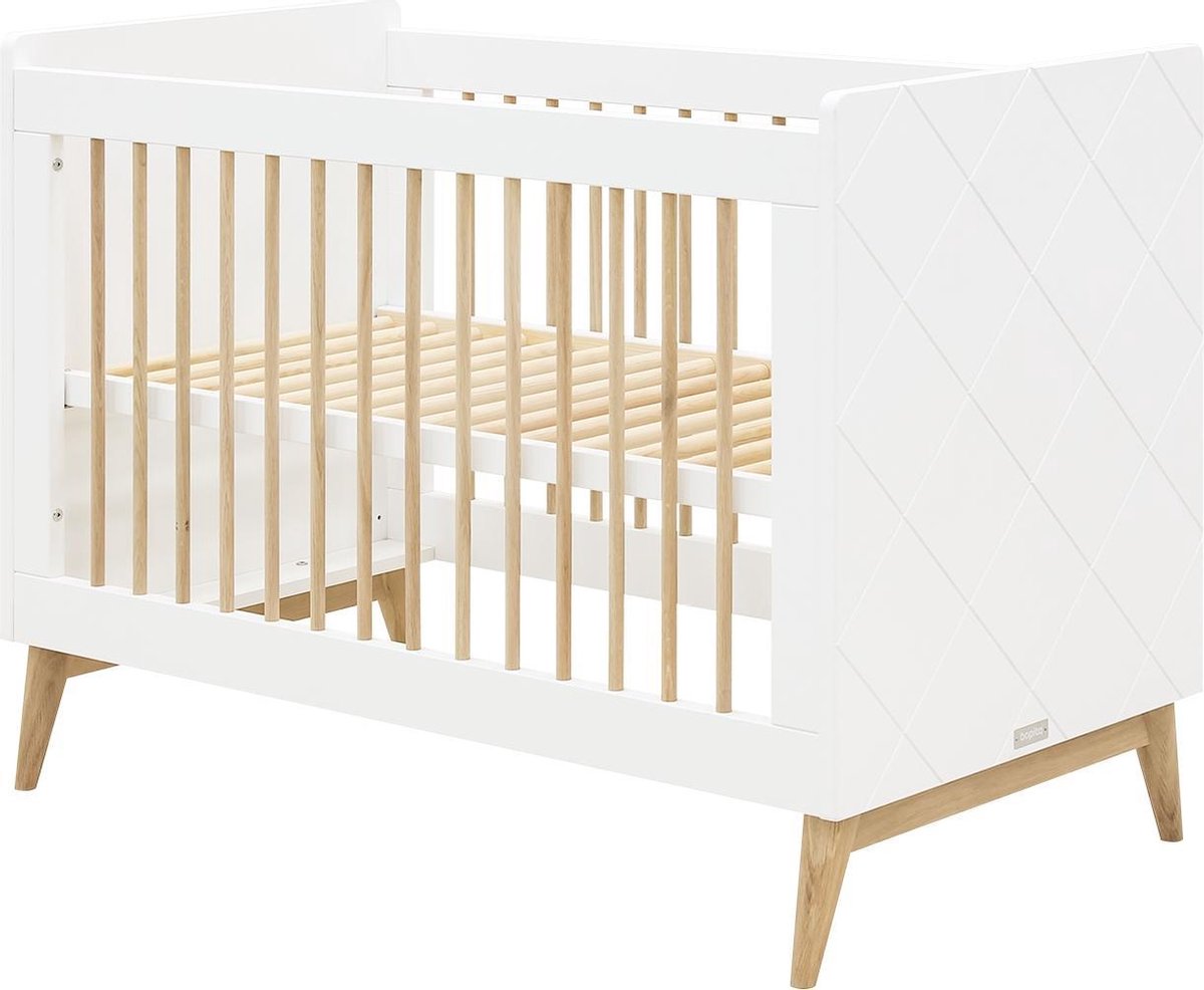 Bopita Paris Bed - 60 x 120 cm/Eiken - Wit