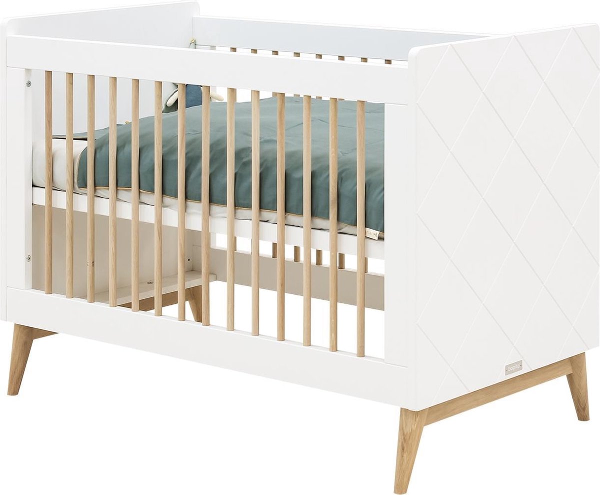Bopita Paris Bed - 60 x 120 cm/Eiken - Wit