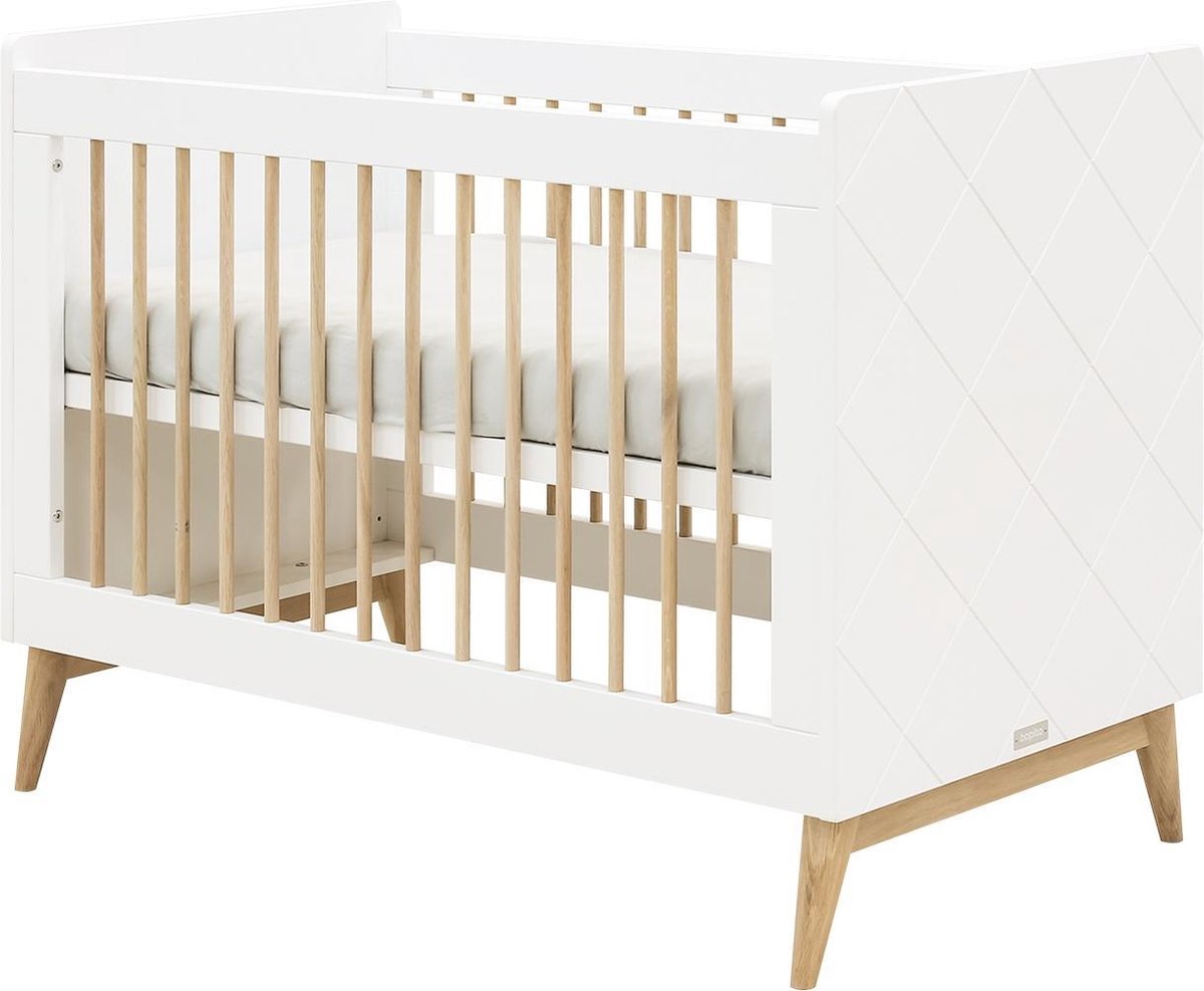 Bopita Paris Bed - 60 x 120 cm/Eiken - Wit