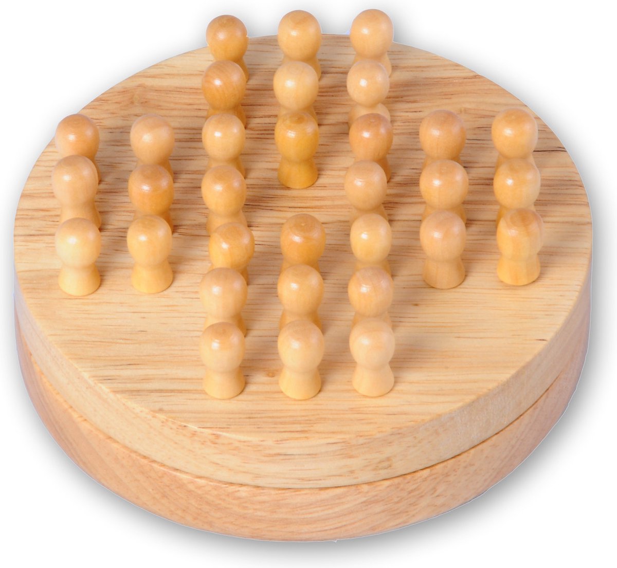 Longfield Games solitaire reiseditie rubber/hout