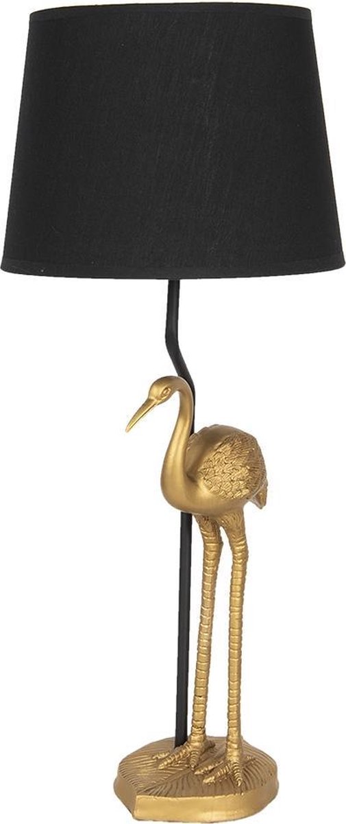 Clayre & Eef Tafellamp - Ø 25*58 cm / e27kleurig - polyresin - - 6LMC0029 - Goud