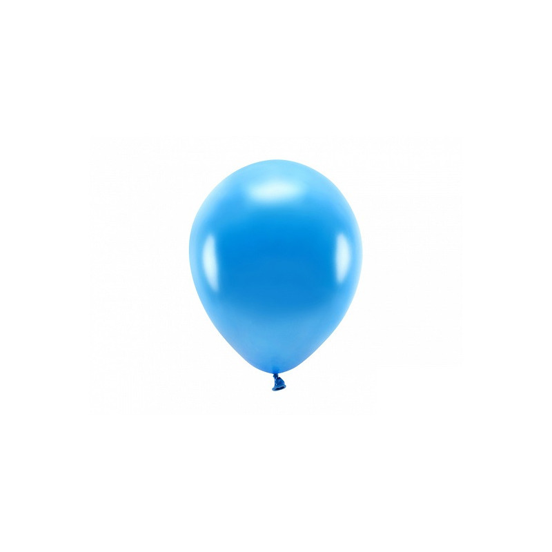 100xe ballonnen 26 cm eco/biologisch afbreekbaar - Milieuvriendelijke ballonnen - Feestversiering/feestdecoratie - thema - Themafeest versiering - Blauw