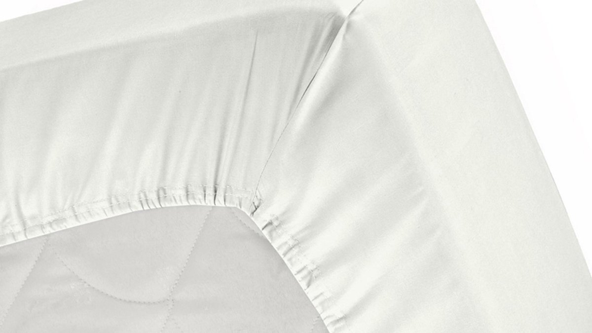 Cinderella Hoeslaken Basic Katoen 30cm Hoekhoogte - ivory - Beige