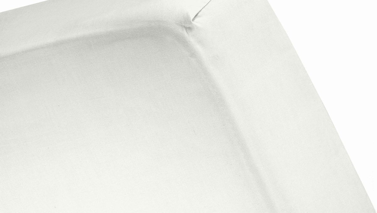 Cinderella Hoeslaken Basic Katoen 30cm Hoekhoogte - ivory - Beige