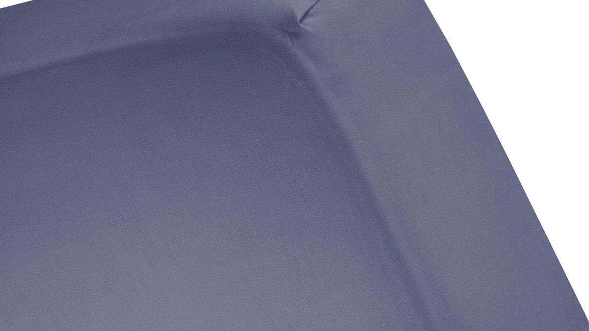 Cinderella Hoeslaken Basic Katoen 30cm Hoekhoogte - dark blue - Blauw