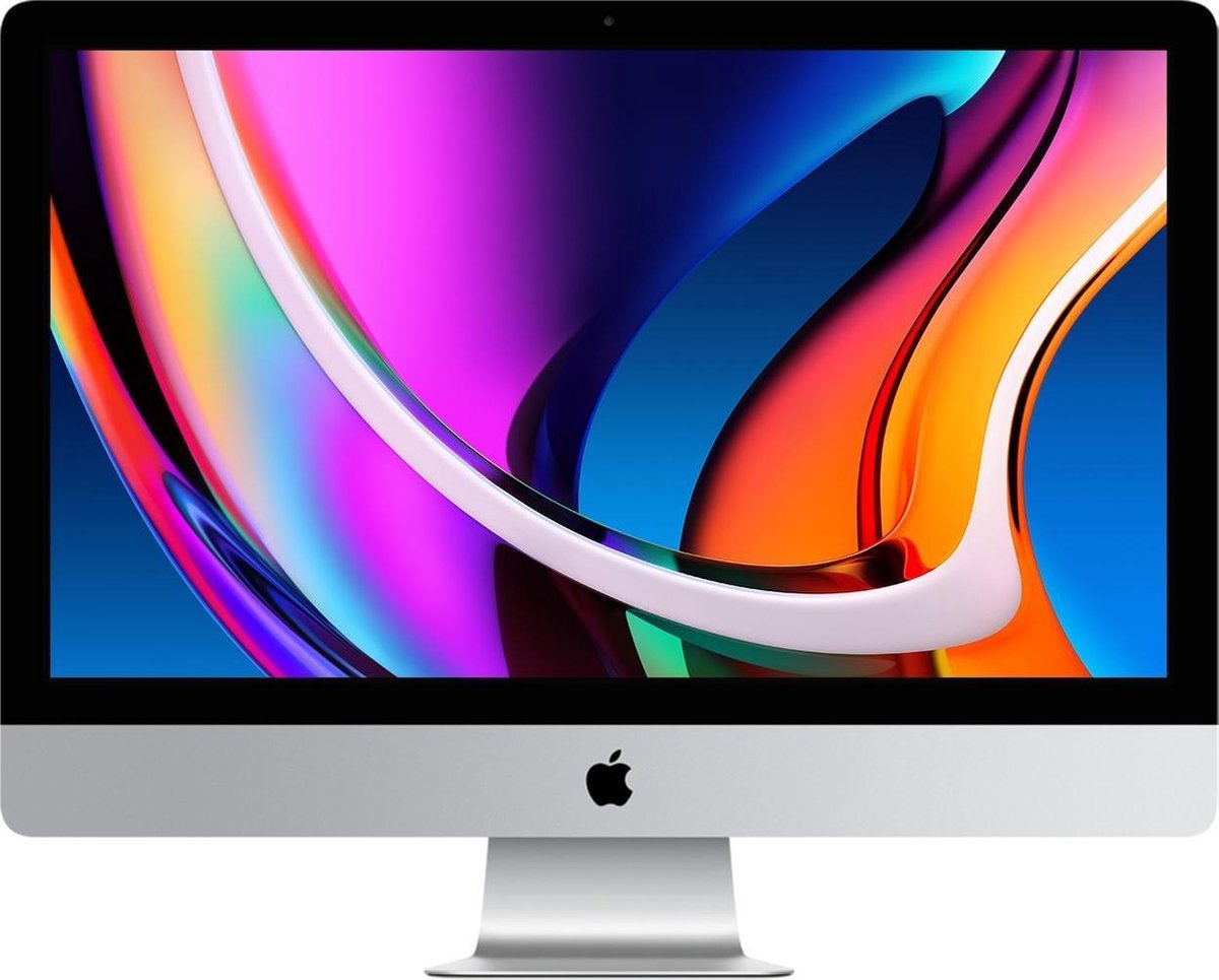 Apple iMac 68,6 cm (27") 5120 x 2880 Pixels Intel® 10de generatie Core™ i5 8 GB DDR4-SDRAM 256 GB SSD AMD Radeon Pro 5300 Wi-Fi 5 (802.11ac) Zilver Alles-in-één-pc macOS Catalina 10.15
