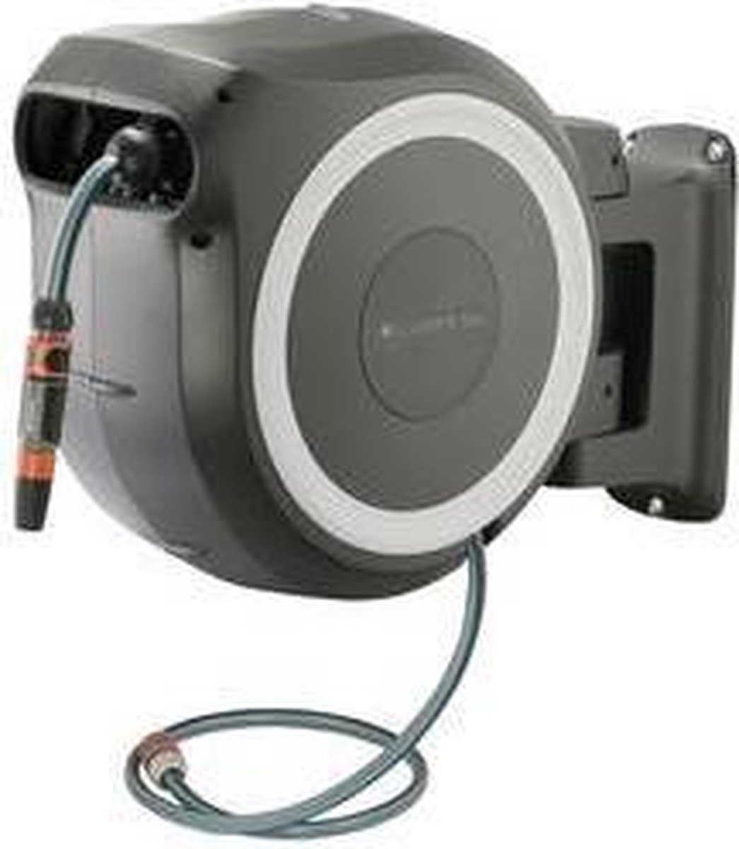 GARDENA Wandslangenbox 35 RollUp XL wit - Grijs