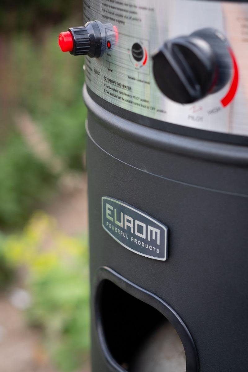 EUROM Flameheater round 11000 Terrasverwarmer 11000 Watt | 324327 - Zwart