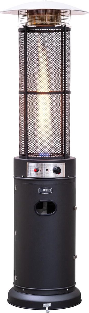 EUROM Flameheater round 11000 Terrasverwarmer 11000 Watt | 324327 - Zwart