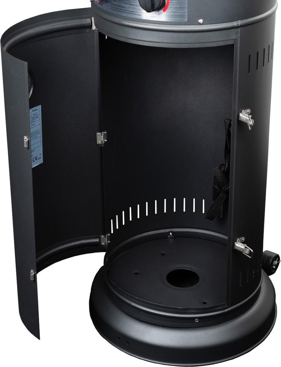 EUROM Flameheater round 11000 Terrasverwarmer 11000 Watt | 324327 - Zwart