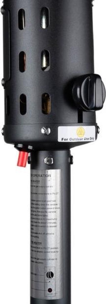 EUROM THG 10000 Terrasverwarmer 10000 Watt | 323900 - Zwart