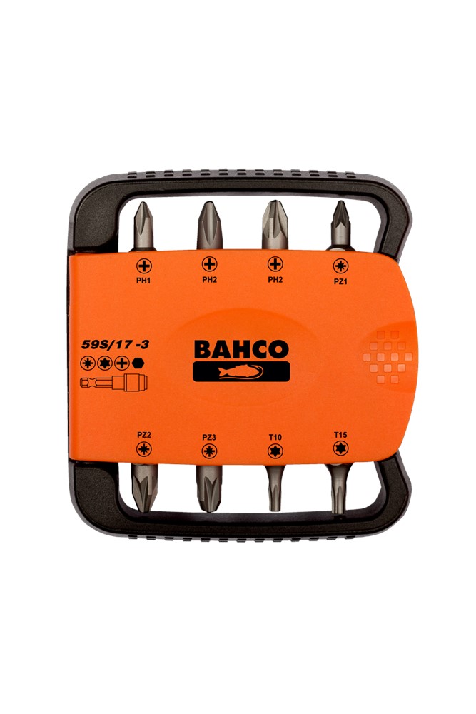 Bahco 59S/17-3 Bitset in cassette - 17-delig