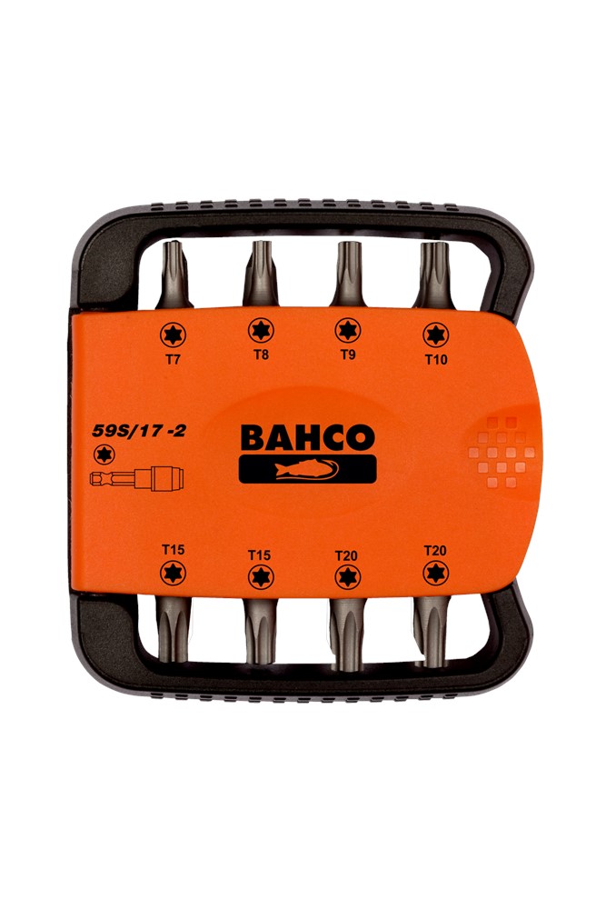 Bahco 59S/17-2 Bitset in cassette - Torx - 17-delig