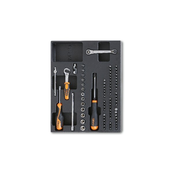 Beta T85 81 Delige Bitset - gleuf-, Torx, Phillips®, Pozidrive - 1/4"