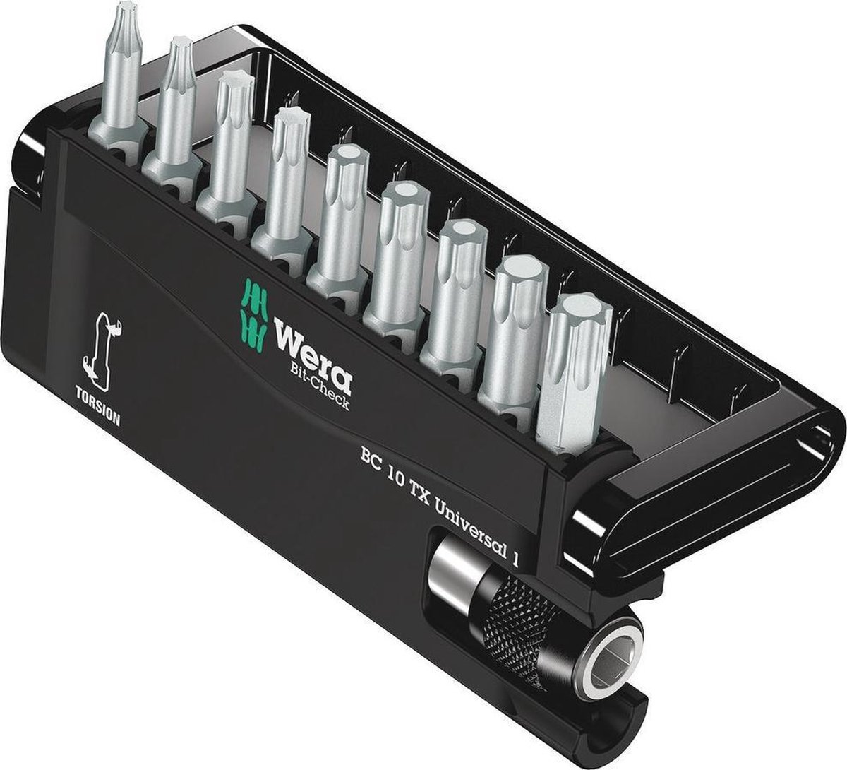 Wera 05056164001 10-delige Bit-Check 10 Universal Bitset - Torx