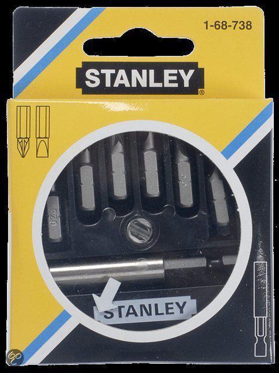 Stanley 1-68-738 7 Delige assortiment bit