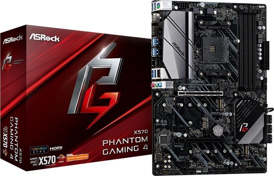 ASRock X570 Phantom Gaming 4 Socket AM4 ATX AMD X570