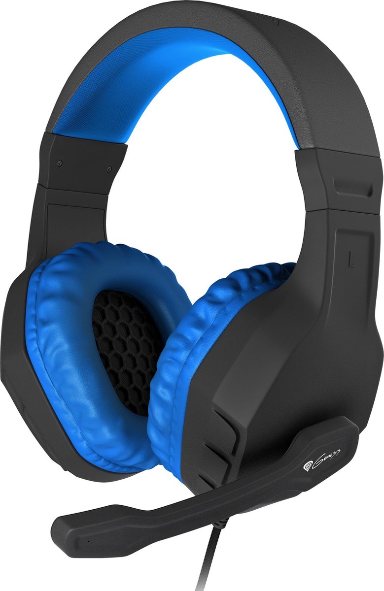 Genesis Argon 200 - Stereo PC Gaming Headset - - Blauw