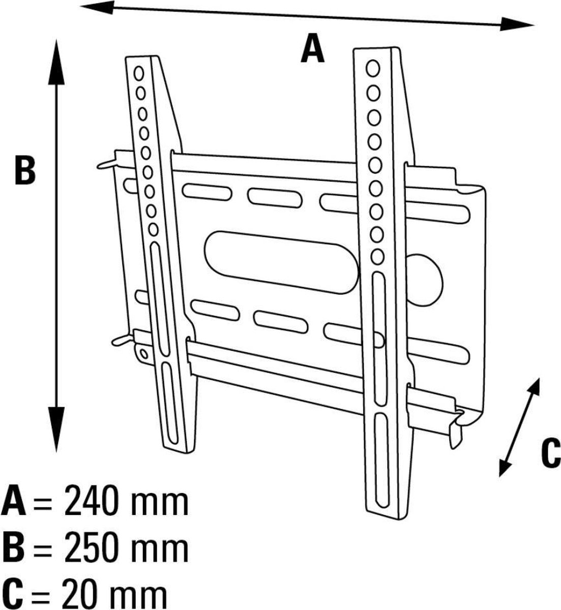 Hama Fix M 3 Sterren - Zwart