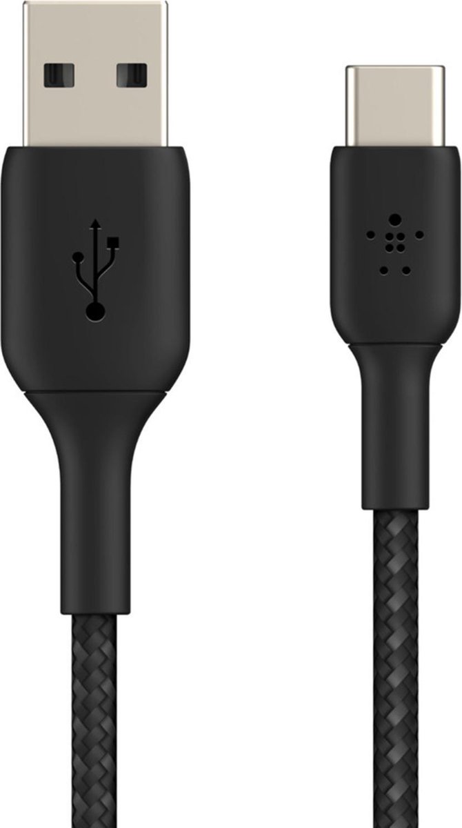 Belkin Braided USB-C-naar-USB-A 3 Meter - Negro