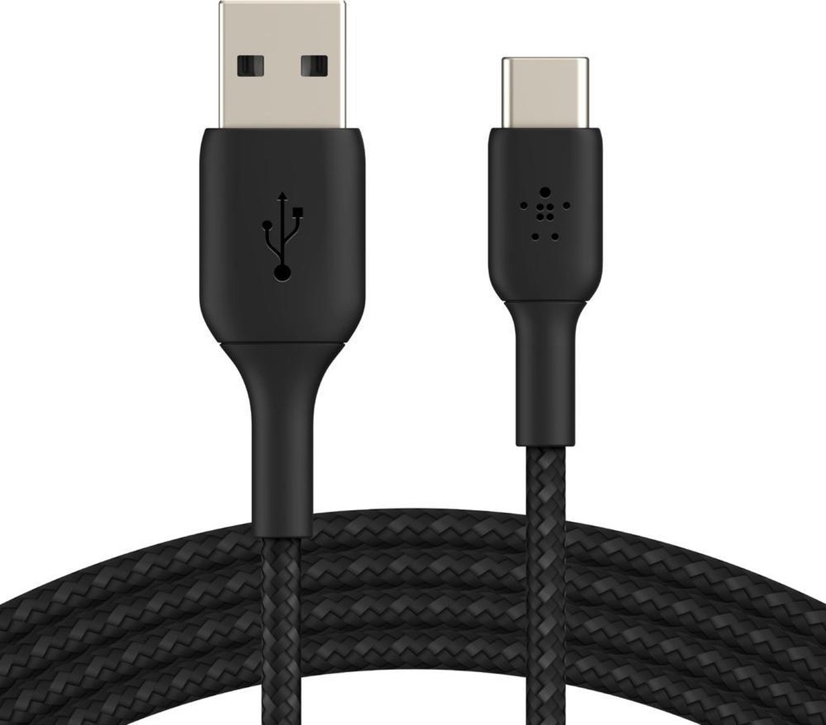 Belkin Braided USB-C-naar-USB-A 3 Meter - Zwart