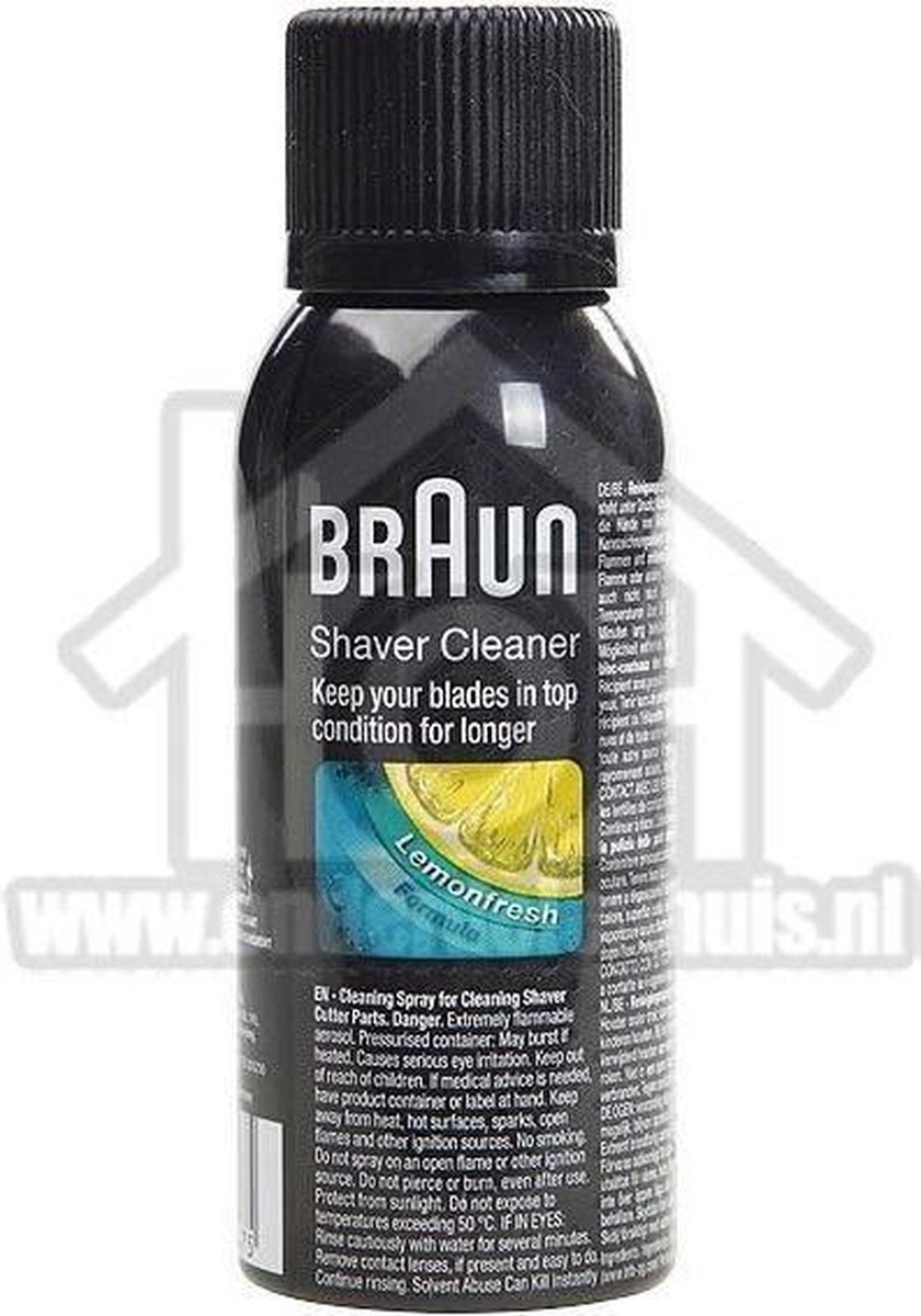 Braun Scheerapparaatreiniger - Blauw