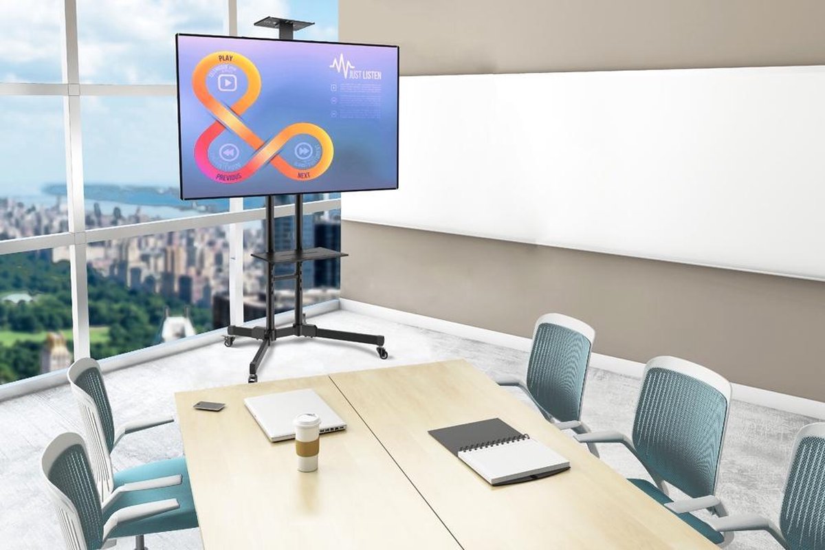 NewStar Neomounts by PLASMA-M1700E TV Trolley - Zwart