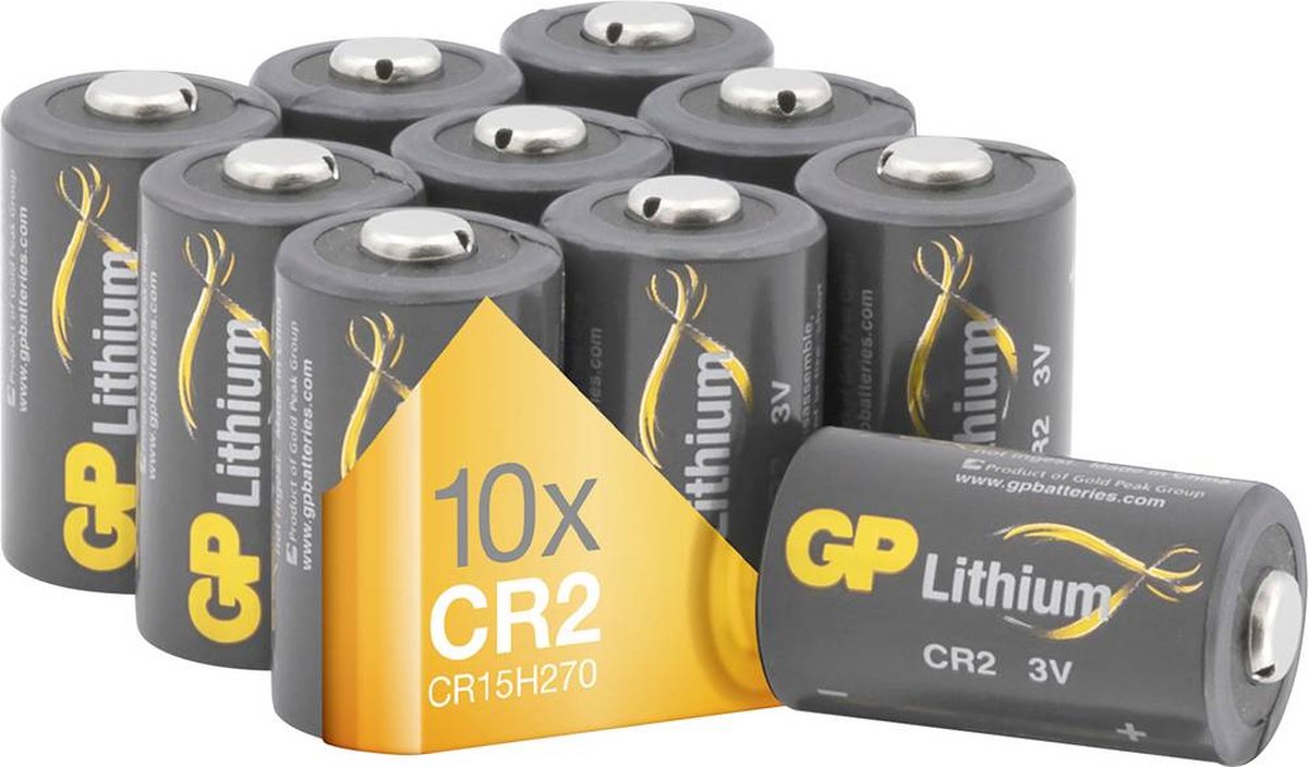 GP CR2E-2UB10 Lithium Batterijen CR2 10 Stuks